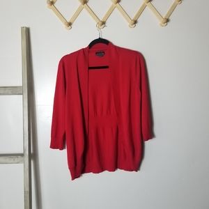 COVINGTON RED CARDIGAN SIZE MEDIUM